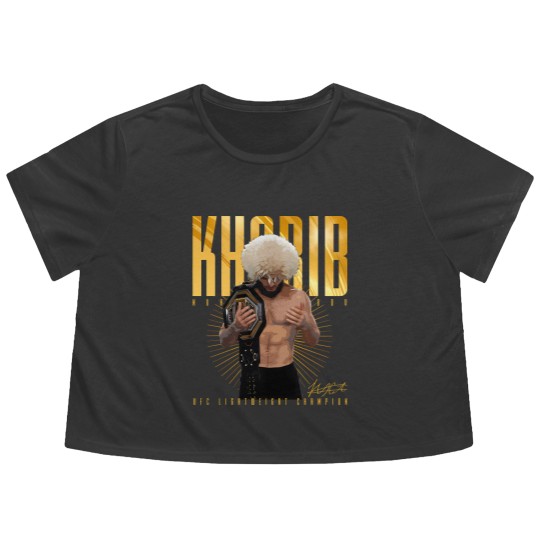 Discover Khabib Nurmagomedov - Khabib Nurmagomedov Mixed Martial Art - Flowy Cropped Tees