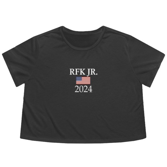 Discover Kennedy 2024 Flowy Cropped Tees, Robert F Kennedy Jr. for President Flowy Cropped Tees