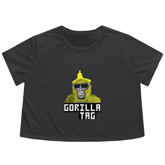 Discover Gorilla Tag Monkey Banana Peel Gorilla Monke Gorilla Tag PFP Maker png Flowy Cropped Tees