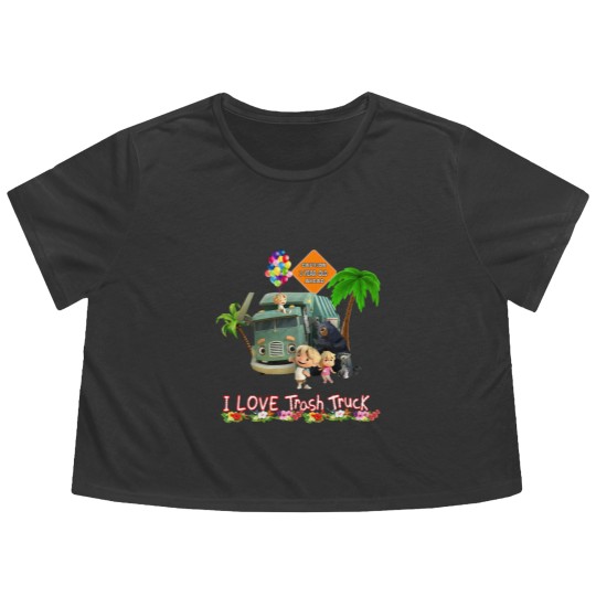Discover Trash Truck Netflix, Trash Truck, Garbage Truck Kids, I Love Garbage Trucks, Hank And Trash Truck, (1) Flowy Cropped Tees
