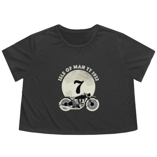 Discover Isle Of Man Tt Racing Flowy Cropped Tees