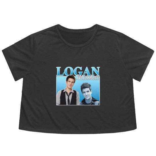 Discover Logan Mitchell, Logan Btr Flowy Cropped Tees, Big Time Rush Concert Flowy Cropped Tees