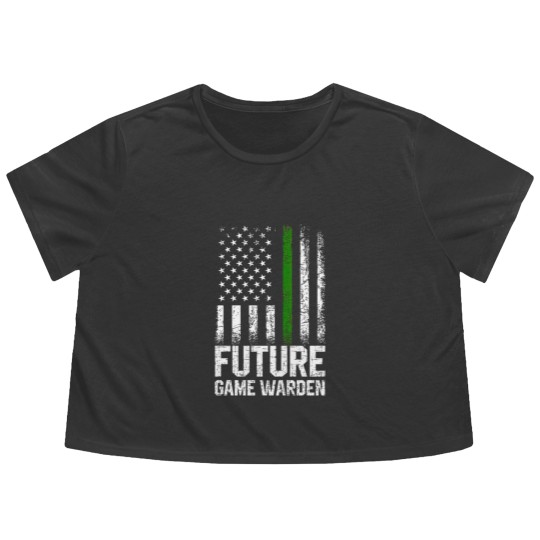 Discover Future Game Warden, game warden Flowy Cropped Tees