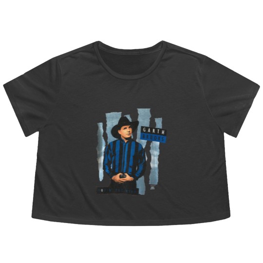 Discover Vintage 90s 1991 Garth Brooks Concert World Tour Flowy Cropped Tees