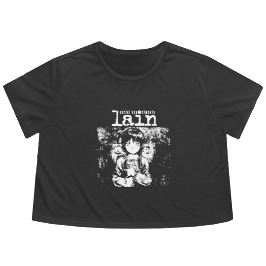 Discover Serial Experiments Lain by michaelart18 Flowy Cropped Tees