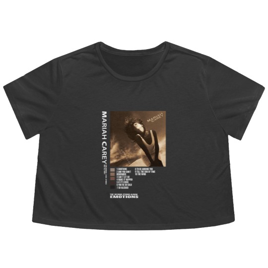 Discover Mariah Carey Emotions Album Flowy Cropped Tees