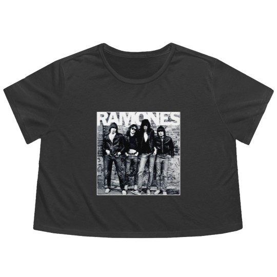 Discover Ramones Unisex Flowy Cropped Tees: 1st Album