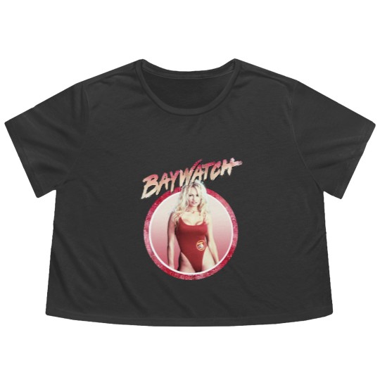 Discover Baywatch Vintage Pamela Flowy Cropped Tees