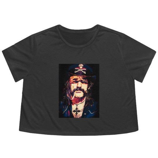 Discover Lemmy Kilmister! Art | Essential Flowy Cropped Tees