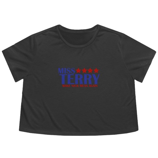 Discover Miss Terry Make Nick Mean Again Flowy Cropped Tees