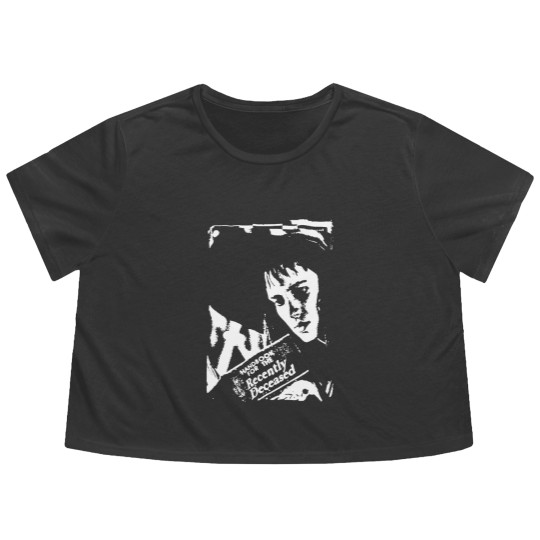 Discover New Lydia Deetz Beetlejuice Flowy Cropped Tees Winona Ryder