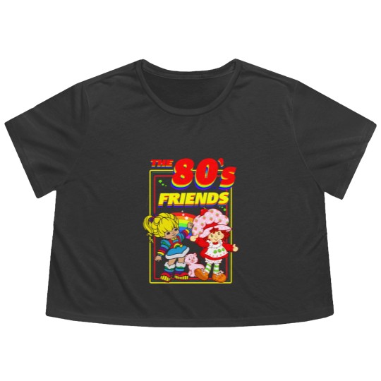 Discover THE 80s FRIENDS - Rainbow Brite - Flowy Cropped Tees