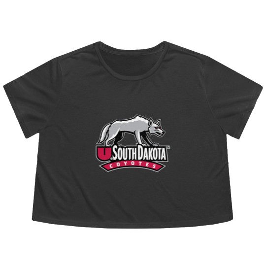 Discover South Dakota Coyotes SDC Athletic Flowy Cropped Tees