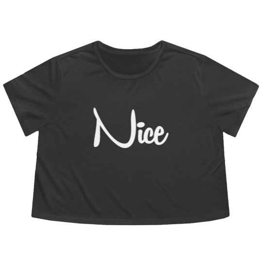 Discover NICE #VERY #NICE #AMAZING Flowy Cropped Tees
