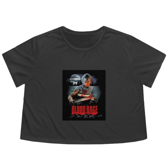 Discover Blood Rage Flowy Cropped Tees