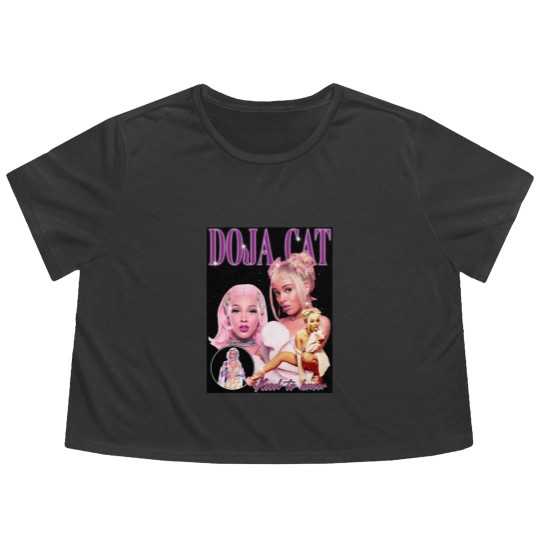 Discover Bootleg Doja Cat Flowy Cropped Tees, Doja Cat 90s Graphic Flowy Cropped Tees, Vintage Flowy Cropped Tees