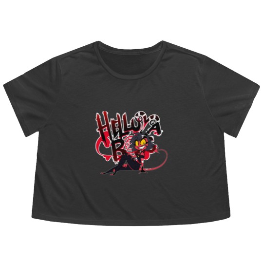 Discover Helluva Boss Millie Flowy Cropped Tees