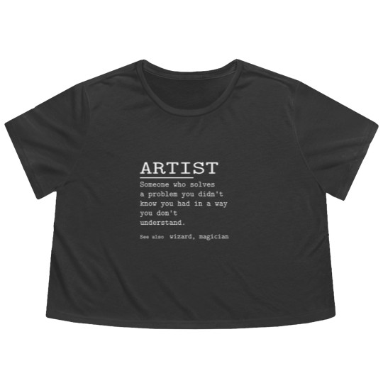 Discover ARTIST Flowy Cropped Tees