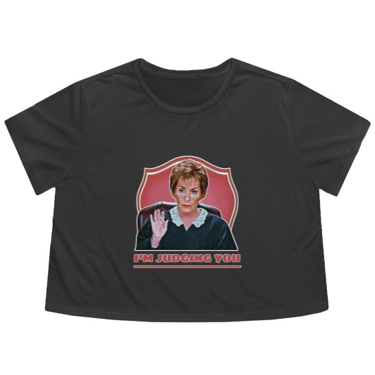 Discover Judge Judy - Judge Judy - Flowy Cropped Tees