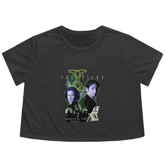 Discover Mulder And Scully Flowy Cropped Tees, The Truth Is Still Out There X FILES Flowy Cropped Tees