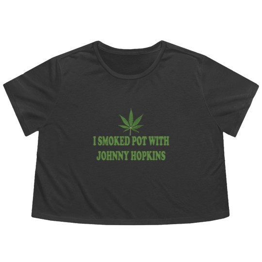 Discover I Smoked Pot With Johnny Hopkins - Step Brothers Flowy Cropped Tees