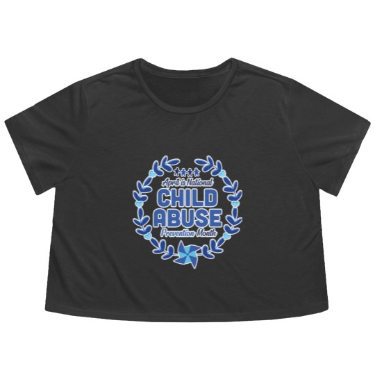 Discover Child abuse prevention Flowy Cropped Tees