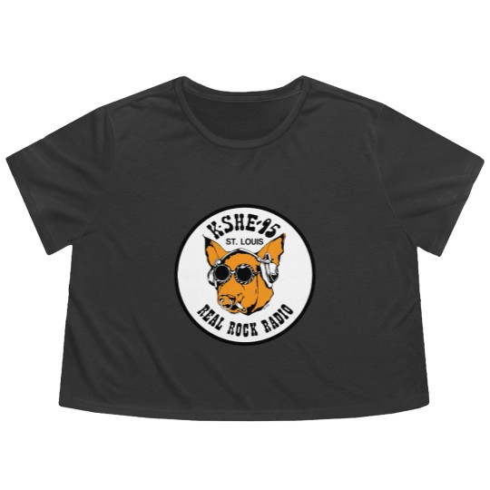 Discover KSHE 95 real rock radio station St. Louis area Baby Blankets Flowy Cropped Tees