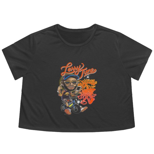 Discover Larry June Unisex Flowy Cropped Tees Rapper Larry June, Larry June Fan Flowy Cropped Tees, Bay Area, San Francisco