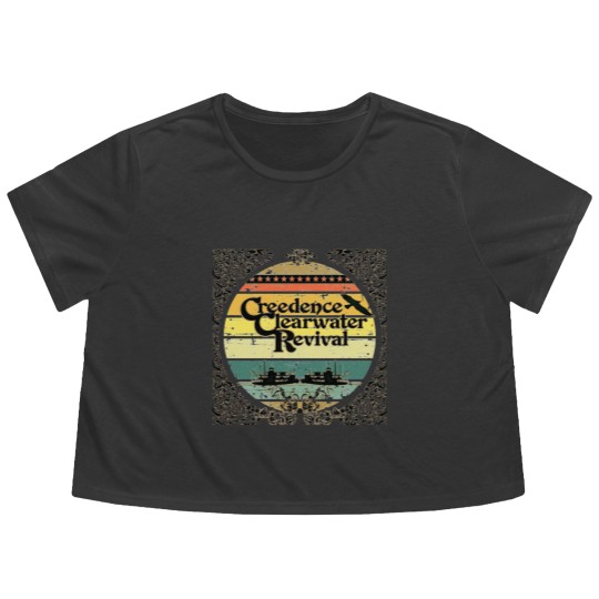 Discover Ccr Creedence Clearwater Revival Flowy Cropped Tees