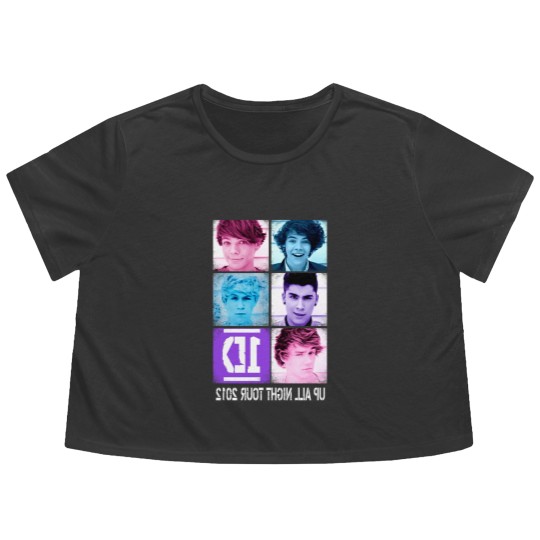 Discover One Direction Up All Night Tour 2012 Flowy Cropped Tees