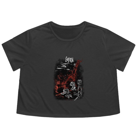 Discover Gojira Flowy Cropped Tees Vintage Metal Music Flowy Cropped Tees Flowy Cropped Tees Clothing Flowy Cropped Tees Metal Tees
