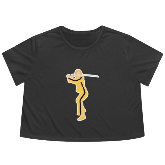 Discover Kill Bill Flowy Cropped Tees