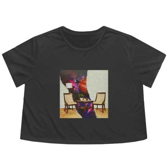 Discover Rainbow Kitten Surprise Flowy Cropped Tees