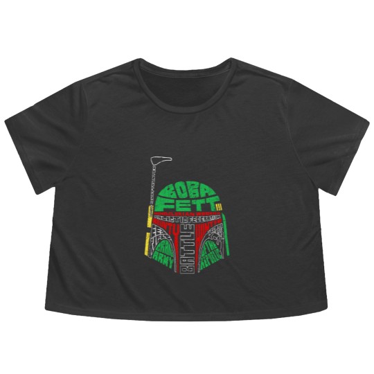 Discover Boba Fett Flowy Cropped Tees