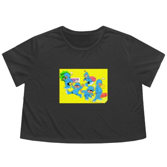 Discover POCOYO_BACKGROUND - Cartoons - Flowy Cropped Tees