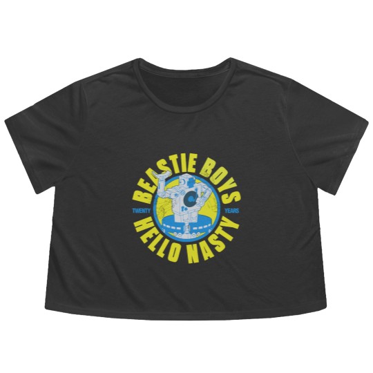 Discover Beastie Boys unisex: Hello Nasty 20 Years Flowy Cropped Tees