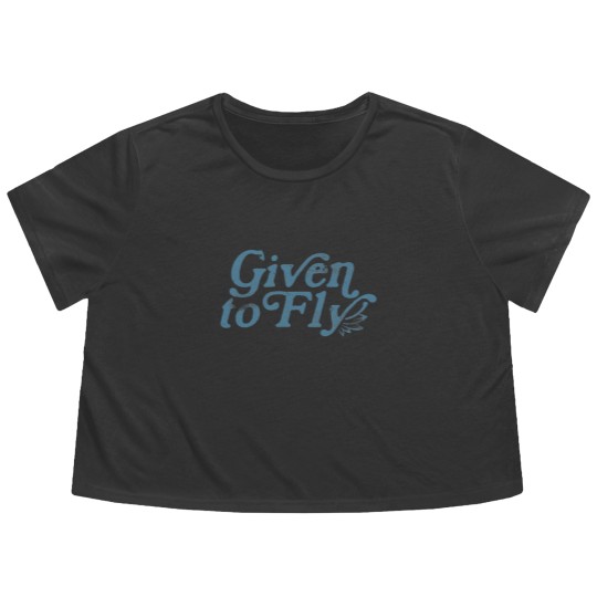 Discover Given to Fly Flowy Cropped Tees