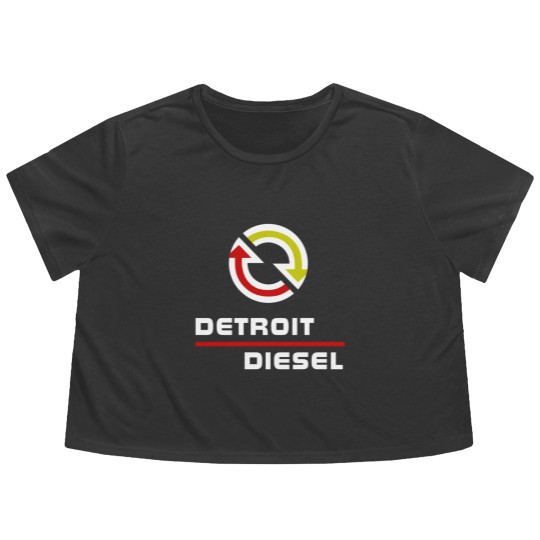 Discover Detroit Diesel Relaxed Fit Zip Flowy Cropped Tees