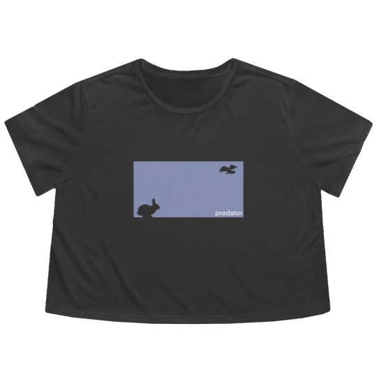 Discover Predator and the prey Flowy Cropped Tees
