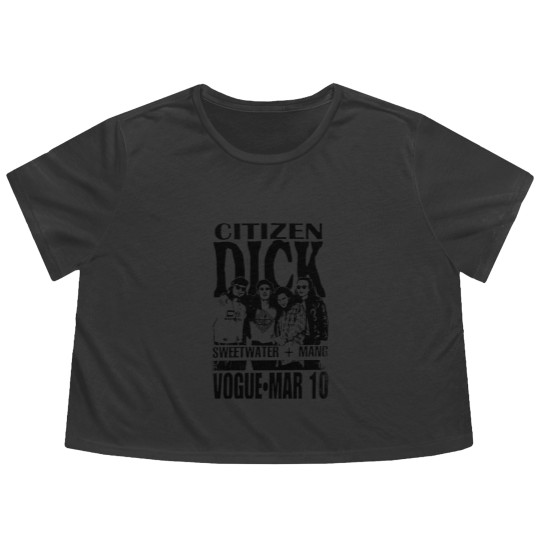 Discover Faded Citizen D i c k Concert Flyer Flowy Cropped Tees