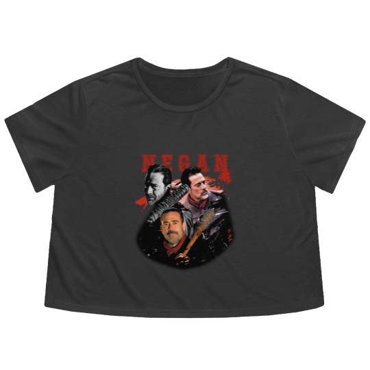 Discover Negan Vintage 90s Unisex Flowy Cropped Tees