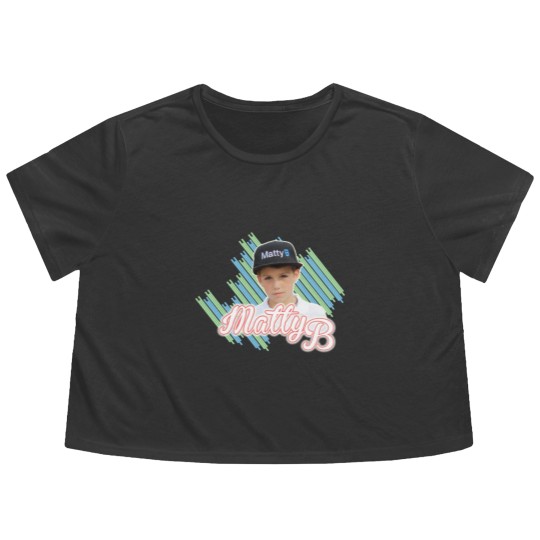 Discover MattyB Stripe Flowy Cropped Tees