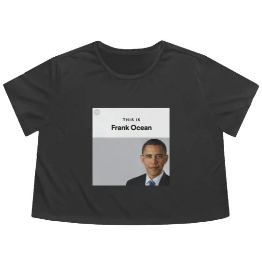 Discover This is Frank Ocean Meme Flowy Cropped Tees | unisex Heavy Flowy Cropped Tees