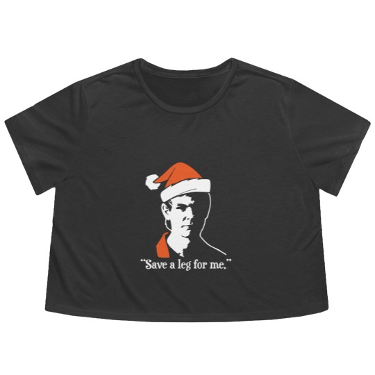 Discover Jeffrey Dahmer Save a Leg For Me Christmas Flowy Cropped Tees