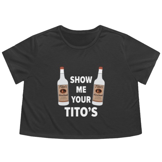 Discover TITOS Vodka Flowy Cropped Tees - Tito Vodka Handmade Unisex