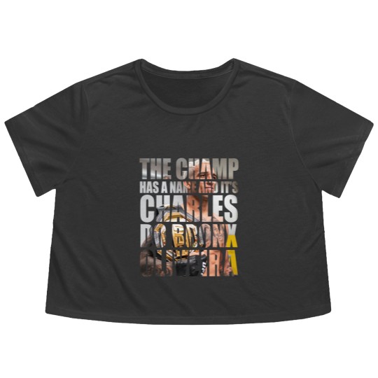 Discover The Champ Has A Name Flowy Cropped Tees