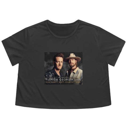 Discover Florida Georgia Line Can_t Say I Ain_t Country Music Tour Flowy Cropped Tees