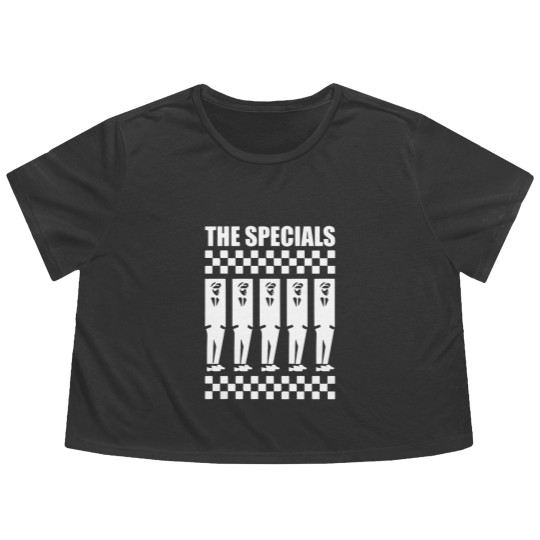 Discover 2 Tone Records The Specials Label Flowy Cropped Tees