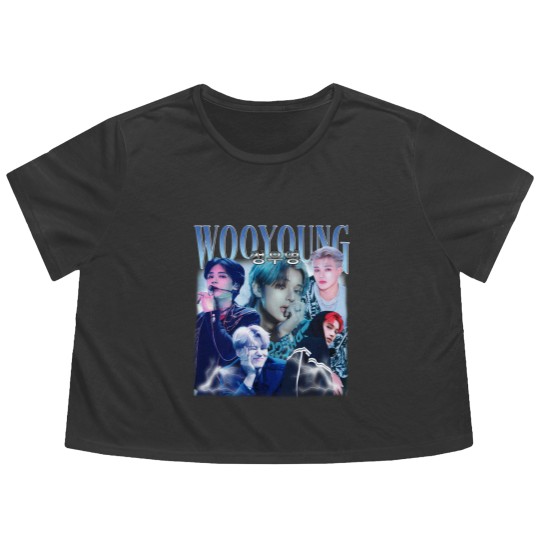 Discover Wooyoung Flowy Cropped Tees | Ateez Flowy Cropped Tees | Wooyoung Flowy Cropped Tees | Song Min-Gi Flowy Cropped Tees