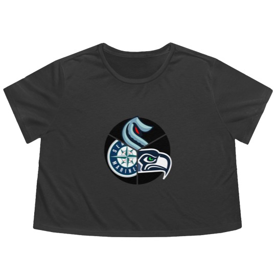 Discover Seattle Sports | Active Flowy Cropped Tees